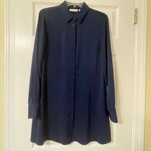 Elegant Navy Blue Tunic